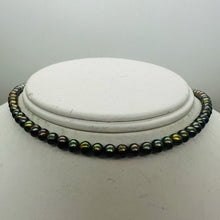 Load image into Gallery viewer, Blue Purple Peacock Freshwater Pearl Beads 5mm Round 90 Pearls Jewelry Making
