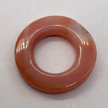 Load image into Gallery viewer, 1 Creamy Carnelian Window Frame Pi Pendant Bead 8983E
