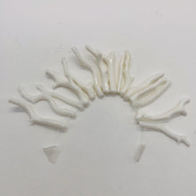 Load image into Gallery viewer, Coral Branch Beads | 37x3 to 30x2mm | White | 14 Beads |
