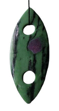 Load image into Gallery viewer, Fab Ruby Zoisite Marquis Centerpiece Pendant Bead 8701F
