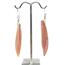 Load image into Gallery viewer, Designer Pink Mussel Shell Sterling Silver Earrings | 2 1/2&quot;Long |
