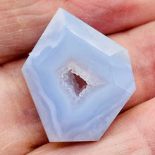 Load image into Gallery viewer, Druzy Blue Chalcedony Designer Pendant Bead | 30cts | 26x20x8mm | 1 Bead |
