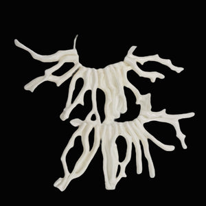 Coral Branch Beads | 50x3 to 41x3mm | White | 12 Beads |