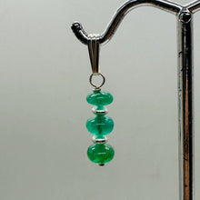 Load image into Gallery viewer, Emerald AAA Gemstone Pendant with Sterling Silver Findings| 3/4" Long |
