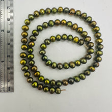 Load image into Gallery viewer, Dubai Pistachio Fresh Water Pearl Strand | 6x5mm | Pistachio Green }
