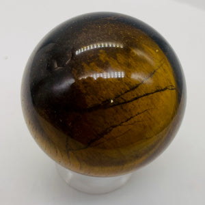 Tiger Eye Collectors 205g Sphere | 2.1" | Gold , Brown | 1 Display Specimen |
