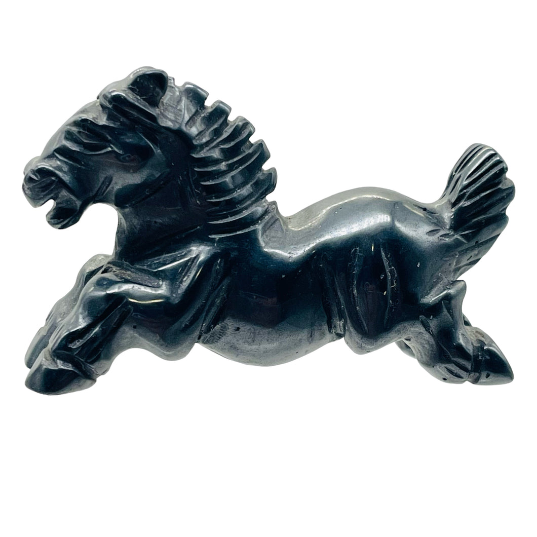 Hand-Carved Racing Pony Horse | 1 Figurine | | 1 1/4