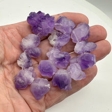 Load image into Gallery viewer, Amethyst Natural Crystals 8&quot; Strand | 29x27x15 to 18x17x12mm | Purple| 14 Beads|

