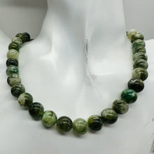 Load image into Gallery viewer, Mossy Aquamarine Round Bead Strand | 10mm | Green, Clear | 37 Beads |
