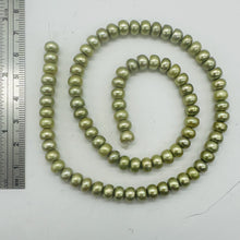 Load image into Gallery viewer, Dubai Pistachio Fresh Water Pearl Strand | 7x5mm | Pistachio Green }
