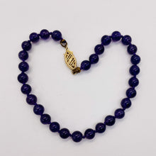 Load image into Gallery viewer, Amethyst 14K Gold Round Bead Bracelet | 7 1/2&quot; | Purple | 1 Bracelet
