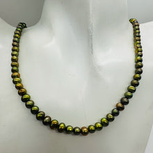 Load image into Gallery viewer, Dubai Pistachio Fresh Water Pearl Strand | 6x5mm | Pistachio Green }
