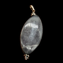 Load image into Gallery viewer, Australian Mookaite 40x20x6mm Marquise Cut Pendant | 2 1/4&quot; Long | Gray, White |

