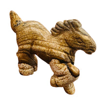 Load image into Gallery viewer, Hand Carved Horse Pony Stone Figurine Gift

