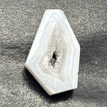 Load image into Gallery viewer, Chalcedony Druzy 30ct Designer Cut Pendant Bead| 29x17x10| Blue|1 Pendant Bead |
