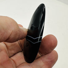 Load image into Gallery viewer, Sardonyx Large Designer Teardrop Pendant Bead| 64x33x6mm| Black.White| 1 Bead|

