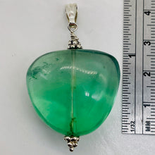 Load image into Gallery viewer, Fluorite Sterling Silver Pendant | 1 1/2&quot; Long | Blue Green | 1 Pendant |
