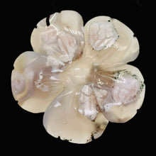 Load image into Gallery viewer, Quartz Pendant Flower | 55x8mm | Lavender White | 1 Bead
