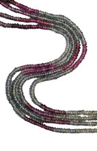 Load image into Gallery viewer, Natural Sapphire 2x1mm Roundel Bead Strand 105252
