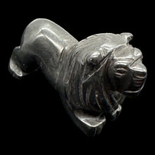 Load image into Gallery viewer, Hematite Lion Animal Figurine Worry Stone | 24x17x11mm | Silver Black
