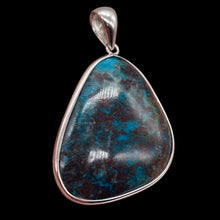 Load image into Gallery viewer, Chrysocolla Sterling Silver Oval Pendant | 2&quot; Long | Blue, Green | 1 Pendant |
