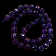 Load image into Gallery viewer, Amethyst AAA Faceted Round Bead Strand | 10mm | Purple | 40 Beads |
