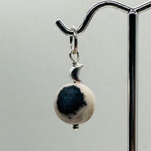 Load image into Gallery viewer, Pink Peruvian Opal Matte Finish Drop Pendant | Pink, Black | 1 1/4&quot; Long |
