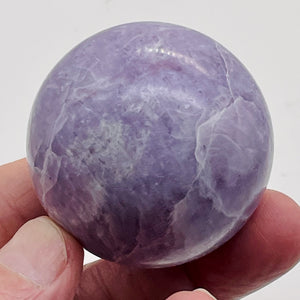 Lepidolite 183g Round Collector's Sphere | 1 9/10" | Purple White | 1 Sphere |