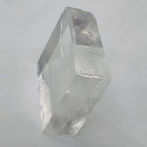 Optical Calcite Iceland Spar 23g Rectangular Prism Crystal| 32x30x18mm | Clear |