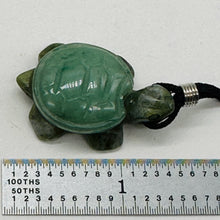 Load image into Gallery viewer, Aventurine Stone Turtle Pendant Necklace | 3/4' Long | Green| 1 Necklace |
