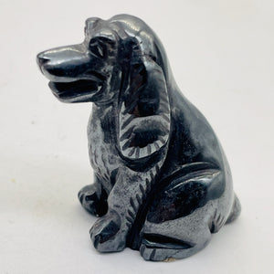 Hand-Carved American Crocker Puppy | 1 Figurine |