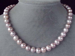 1 Sweet Natural Lavender Pink 10mm to 9mm Pearl 004479