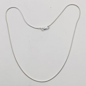 Italian Sterling Silver 1mm Snake Chain 18" Necklace | 4 grams |