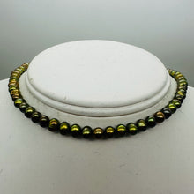Load image into Gallery viewer, Dubai Pistachio Fresh Water Pearl Strand | 6x5mm | Pistachio Green }
