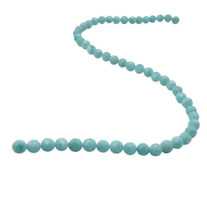 Amazonite Faceted Round 8mm Bead Strand