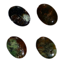 Load image into Gallery viewer, Exotic 4 Imperial Jasper 25mm Pendant Beads 9593
