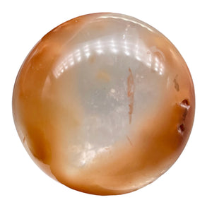 Quartz Orange 7g (2.4oz) Scrying Sphere | 38mm (1.5") | Clear Orange |