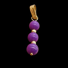 Load image into Gallery viewer, Phosphosiderite Dangle 14K Gold Filled Pendants | 1 1/4" long | Lavender |
