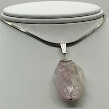 Load image into Gallery viewer, Kunzite Faceted 26x19x10mm Sterling Silver Pendant | 1 1/ 2&quot; Long | Pink |
