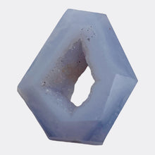 Load image into Gallery viewer, Druzy Blue Chalcedony Designer Pendant Bead | 24cts | 25x22x7mm | 1 Bead |
