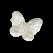 Load image into Gallery viewer, Fluttering Clear Quartz Butterfly Figurine/Worry Stone | 21x18x7mm | Clear
