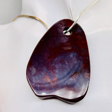 Load image into Gallery viewer, Hand Carved Fancy Mauve Pink Jasper Pendant Bead | 61x43x7mm | 1 Bead |
