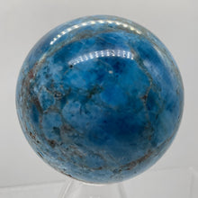 Load image into Gallery viewer, Apatite 366g Meditation Sphere | 2.44&quot; | 61mm | Blue, White | 1 Display Specimen
