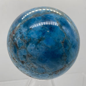 Apatite 366g Meditation Sphere | 2.44" | 61mm | Blue, White | 1 Display Specimen