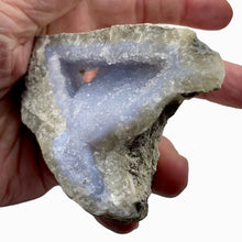 Load image into Gallery viewer, Chalcedony 231g Natural | 4x2 1/2x1x1/2&quot; | Blue White Gray | 1 Specimen
