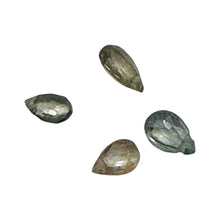 Load image into Gallery viewer, Sapphire AAA Faceted 1.69cts Parcel Briolette Beads | 6x4 to 5x4mm | White | 4 |
