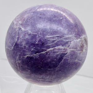 Lepidolite 183g Round Collector's Sphere | 1 9/10" | Purple White | 1 Sphere |