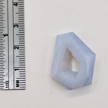 Load image into Gallery viewer, Druzy Blue Chalcedony Designer Pendant Bead | 24cts | 25x22x7mm | 1 Bead |
