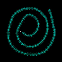 Load image into Gallery viewer, Bohemian glass Round Beads 24" Strand | 6mm | Green | 100 Beads |
