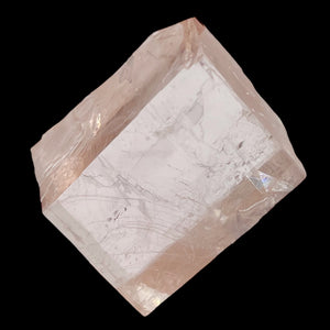 Optical Calcite / Iceland Spar 20g Rectangular Prism | 31x19x12mm | Pink, Clear|